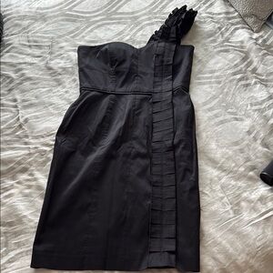 Elegant Black Strapless Dress